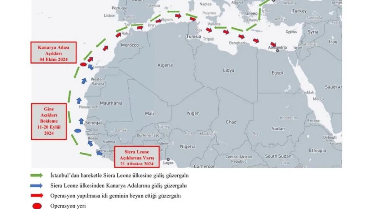 Kanarya adaları açıklarında 4 ton kokain ele geçirildi