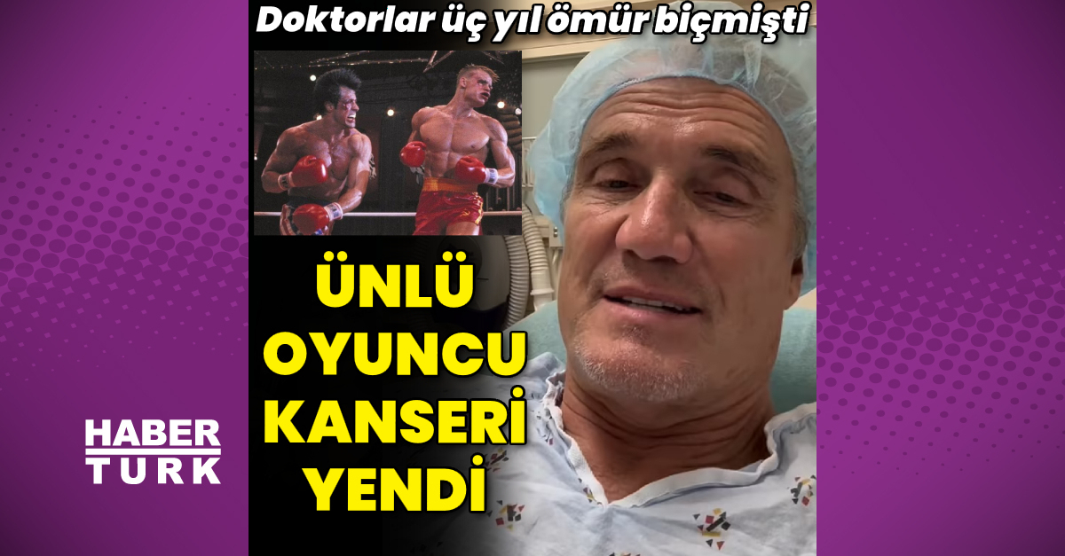 Ünlü oyuncu Dolph Lundgren kanseri yendi