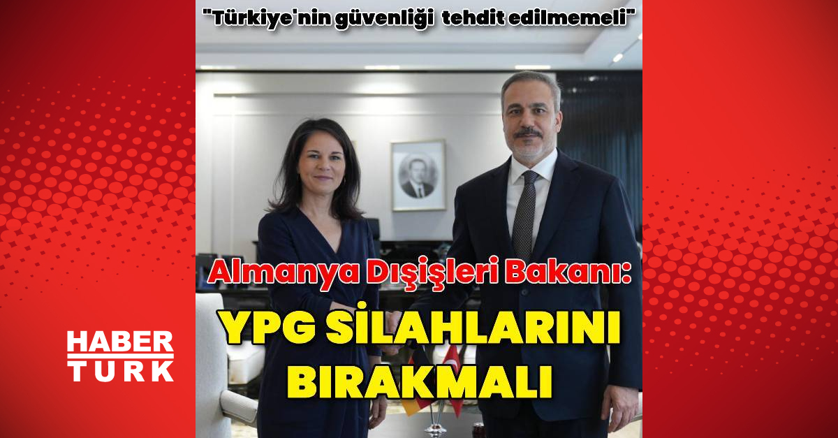 Almanya Dışişleri Bakanı: YPG silah bırakmalı