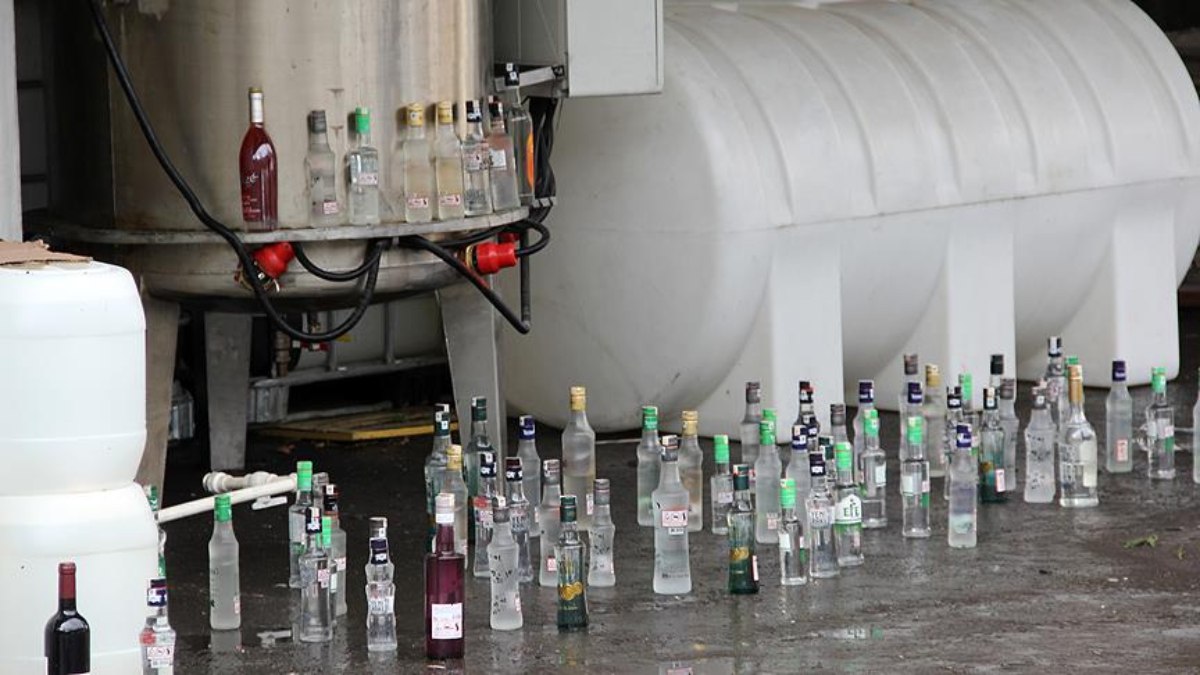 İstanbul’da ocak ayında 86 bin 274 litre sahte alkol ele geçirildi