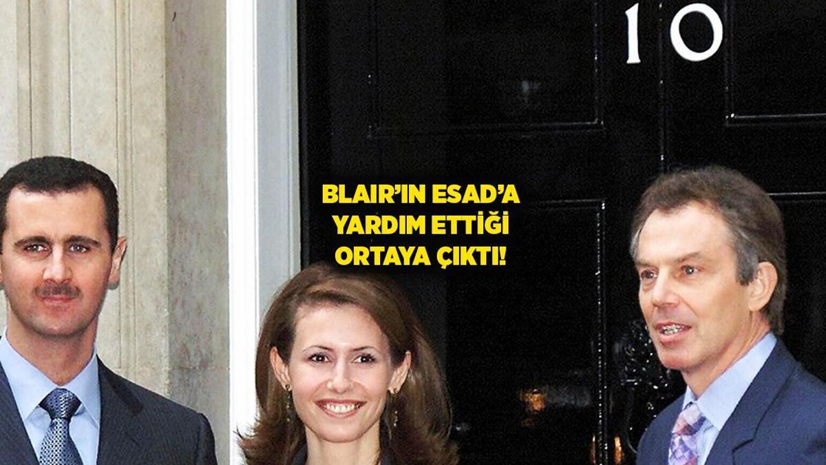 Son dakika… Eski İngiltere Başbakanı Blair’ın Beşar Esad’a yardım ettiği ortaya çıktı